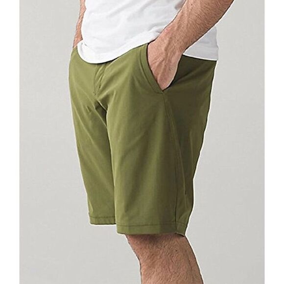 ✨lululemon Mens Kahuna Golf Sz 32 Short II Brave Olive Green✨ - Picture 5 of 12